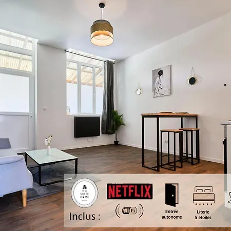 Apartamento Ng Prestige - Lille I Winoc - T2 - Netflix - Wifi - Cuisine - Parking Gratuit Tourcoing