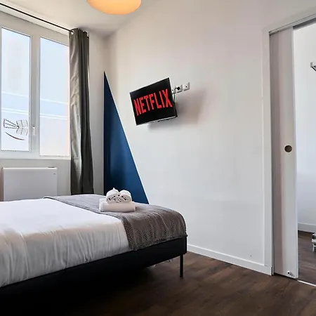 Ng Suitehome: With Netflix & Free Parking * Tourcoing